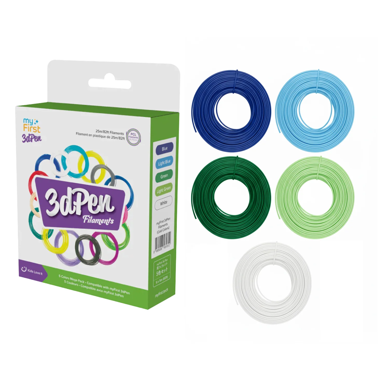 Filament Refill for 3dPen Make  | PCL 5 Colors - Image 3