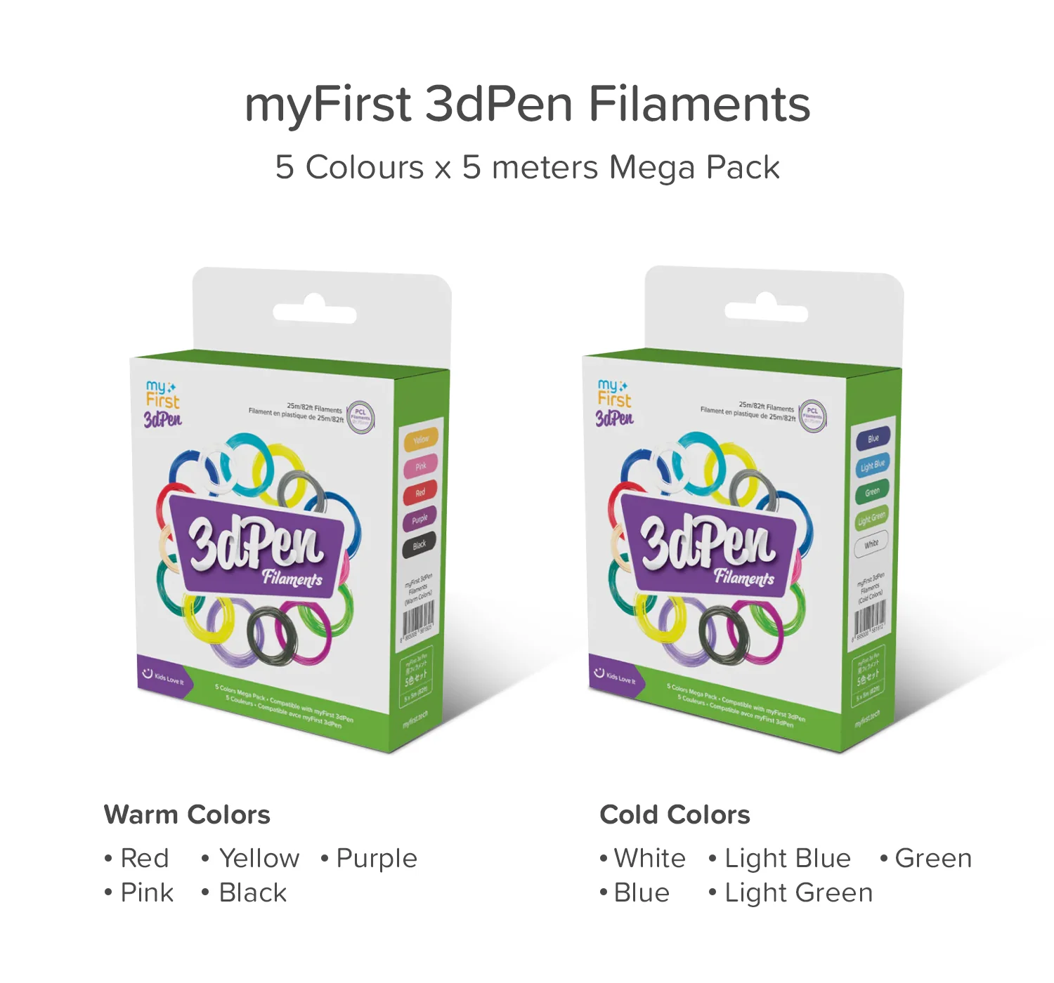 Filament Refill for 3dPen Make  | PCL 5 Colors - Image 5