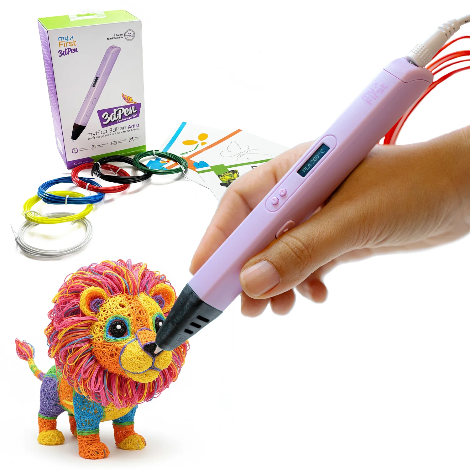 3D Pen with Display - PLA and ABS Compatible | myFirst 3dPen Artist - Image 11