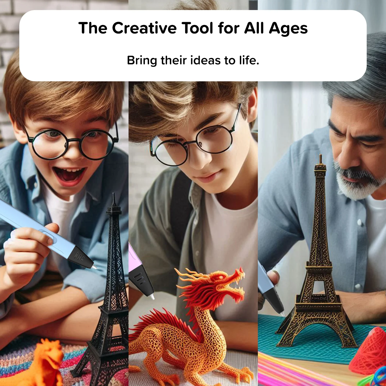 3D Pen with Display - PLA and ABS Compatible | myFirst 3dPen Artist - Image 4