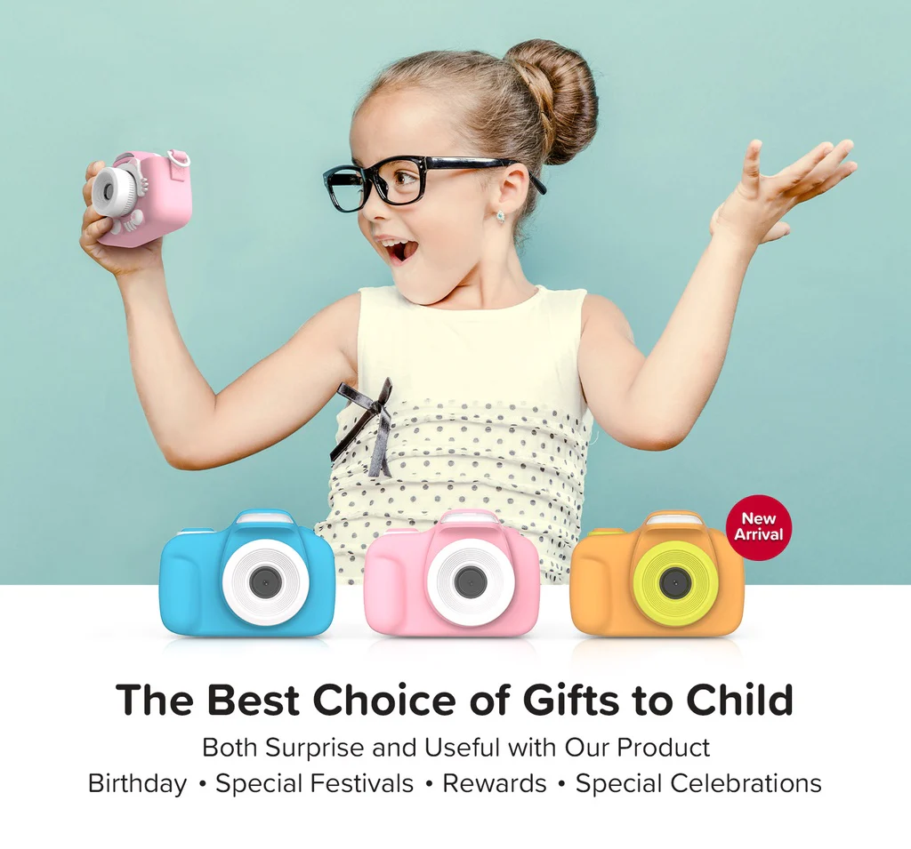 Kids Digital Camera with Rubber Protective Case & Lanyard | myFirst Camera 3 - Image 4