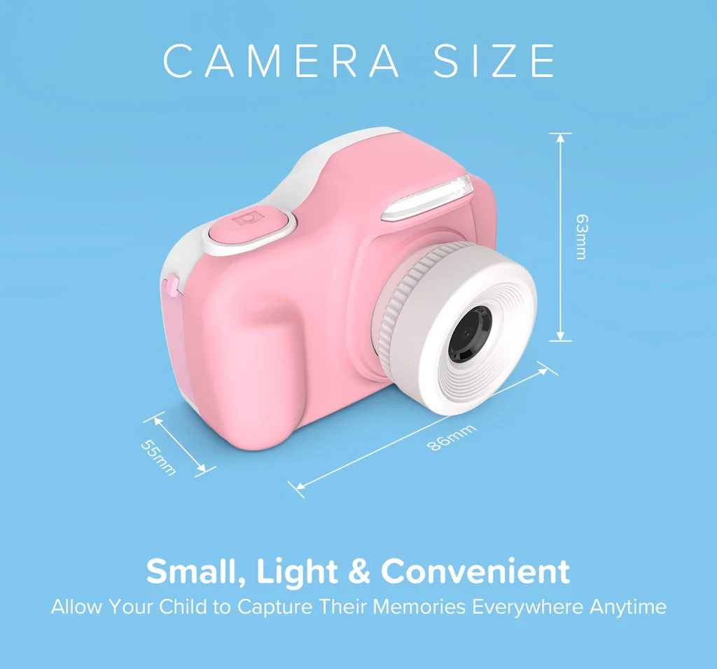 Kids Digital Camera with Rubber Protective Case & Lanyard | myFirst Camera 3 - Image 8