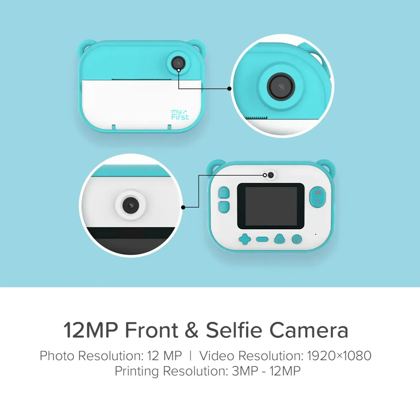 Instant Print Camera | Thermal Printer w/ Paper Refills | myFirst Camera Insta 2 - Image 8