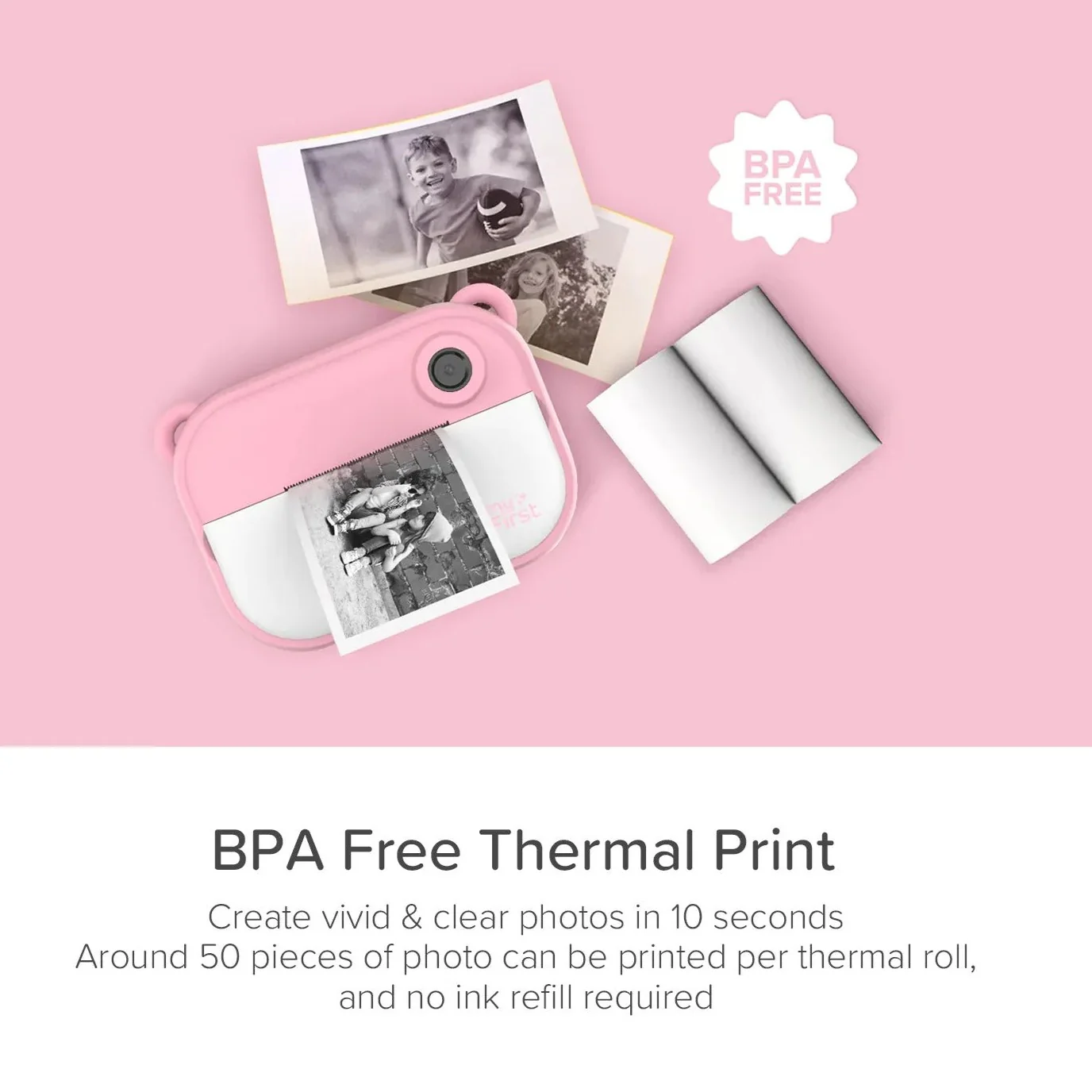 Instant Print Camera | Thermal Printer w/ Paper Refills | myFirst Camera Insta 2 - Image 9