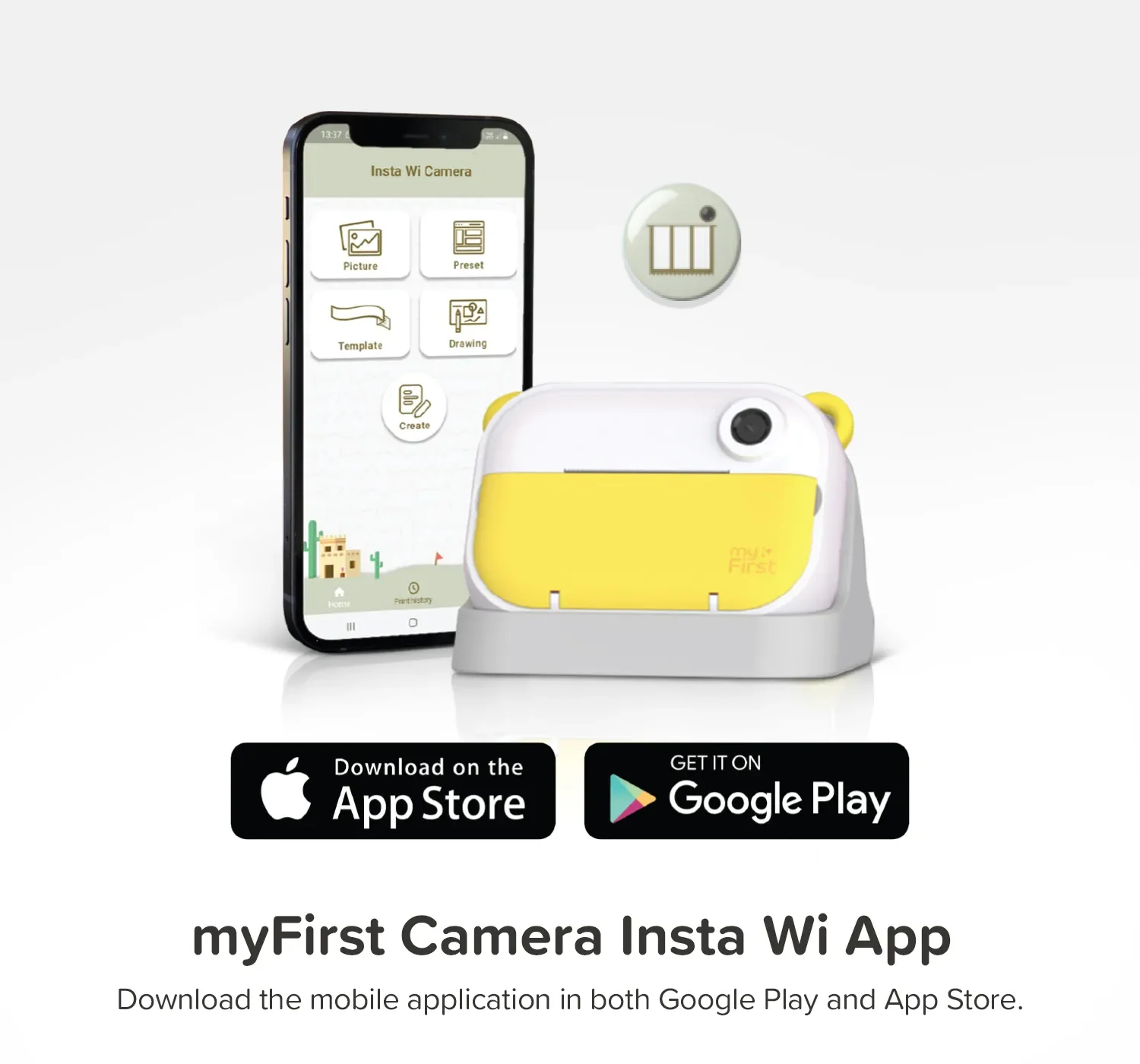 Instant Print Camera & Label Maker | Thermal Printer w/ Refills | myFirst Camera Insta Wi - Image 13