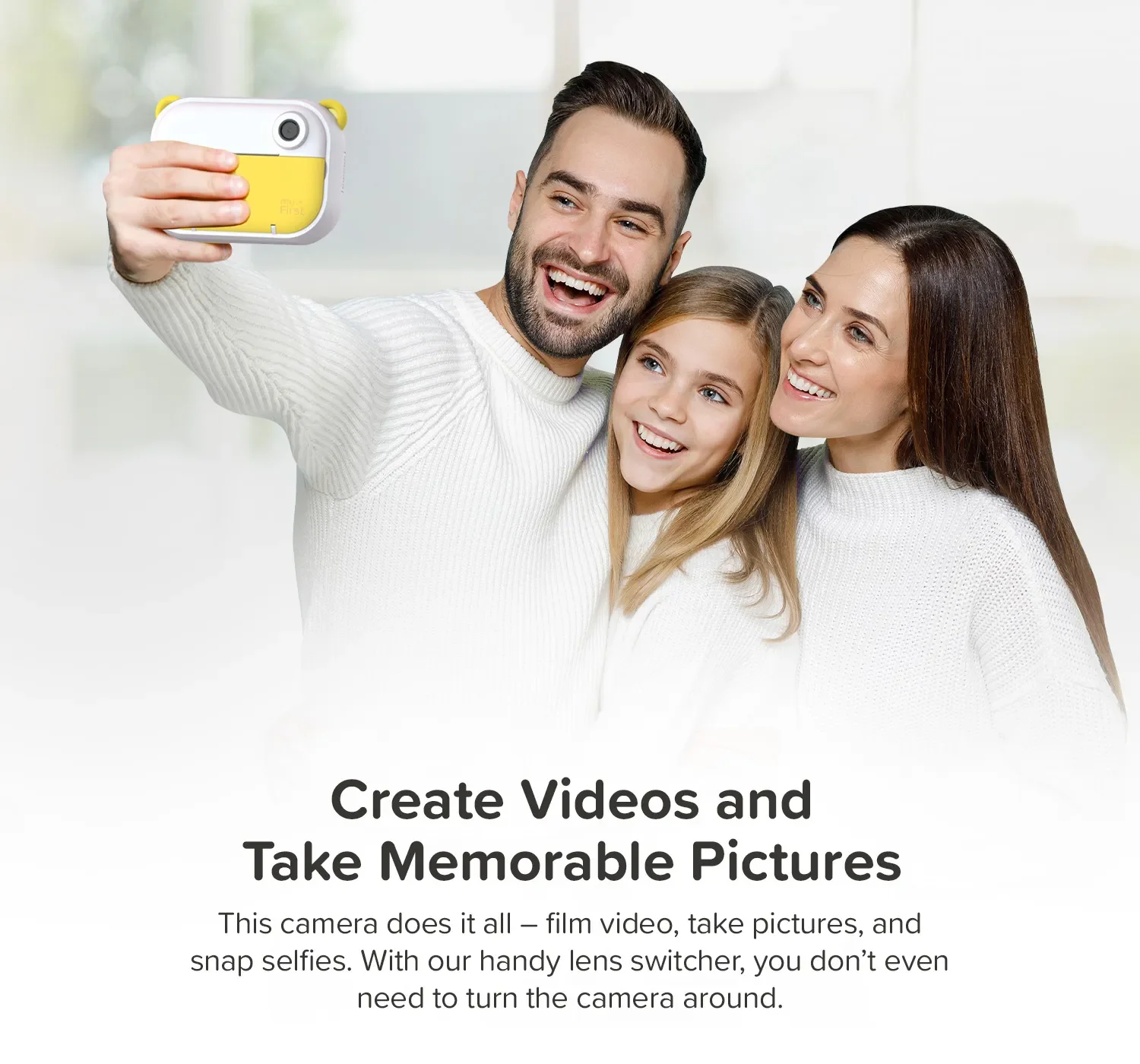 Instant Print Camera & Label Maker | Thermal Printer w/ Refills | myFirst Camera Insta Wi - Image 4