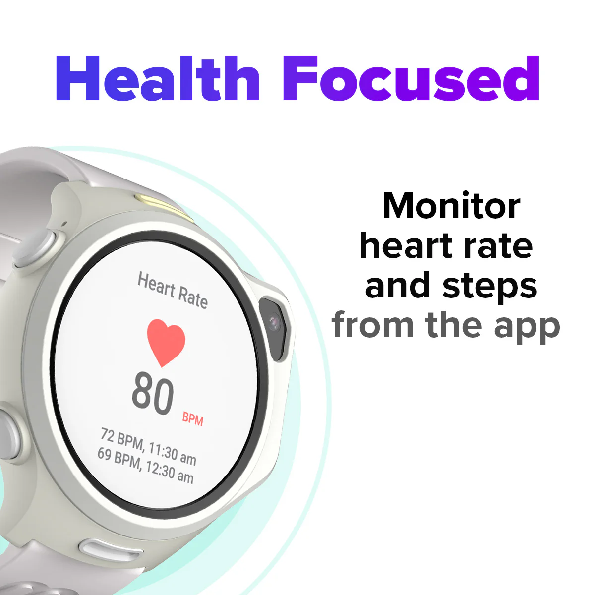 4G eSIM Kids Smart Watch with GPS Tracking, Video Call (Round) | myFirst Fone R2 - Image 4