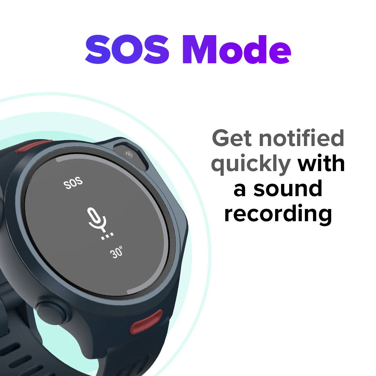 4G eSIM Kids Smart Watch with GPS Tracking, Video Call (Round) | myFirst Fone R2 - Image 5