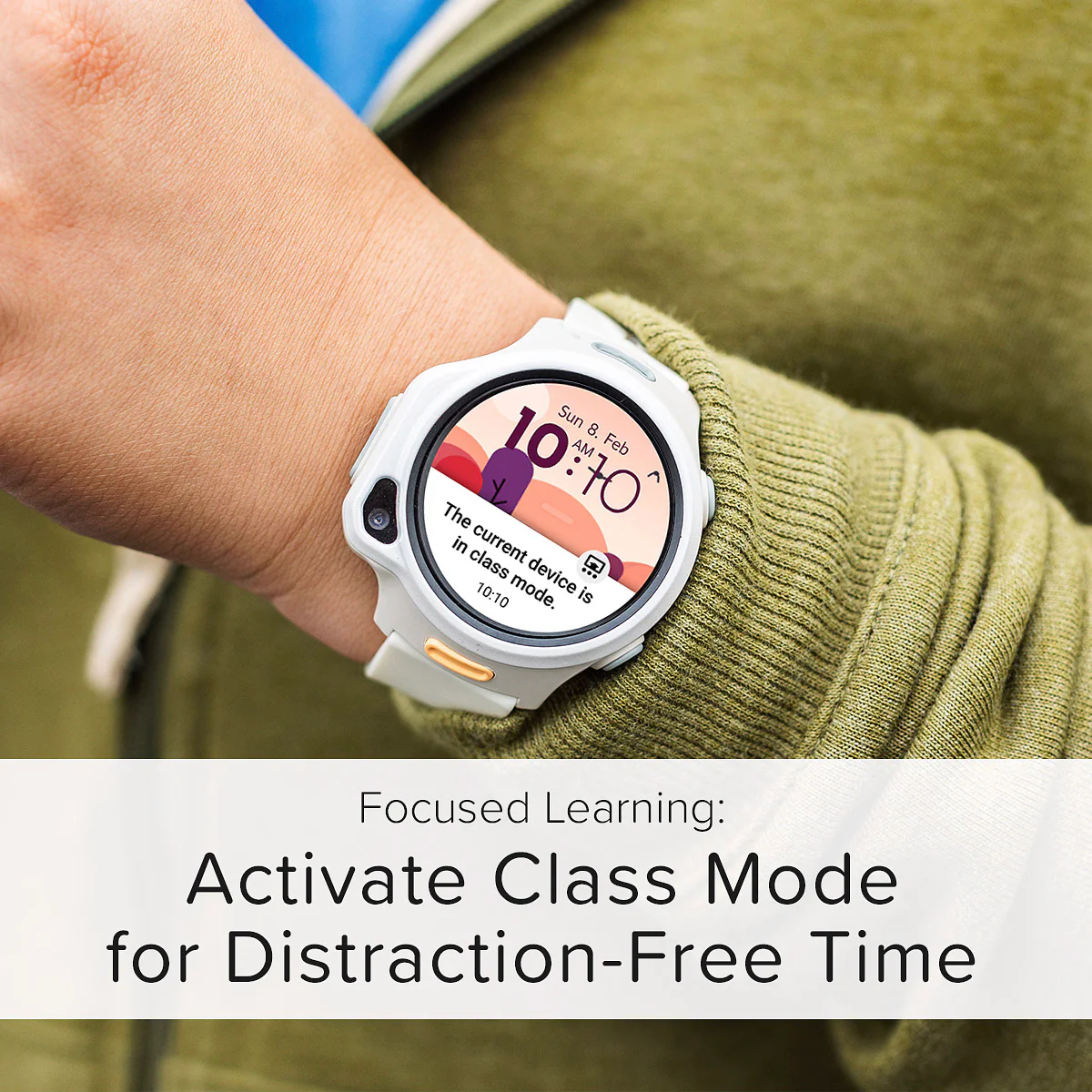 4G Kids Smart Watch with GPS Tracking, Video Call (Square) | myFirst Fone S3 - Image 4