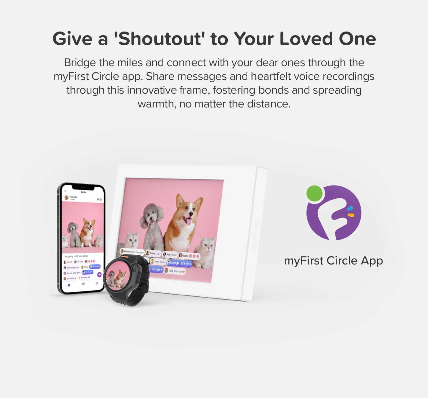 Digital Photo Frame | 9 Inch Personalized Gift | myFirst Frame Doodle - Image 6