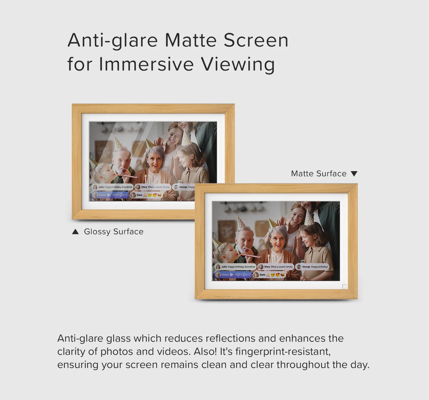 Digital Photo Frame | 10.1 Inch w/ Connected App | myFirst Frame Live - Image 4