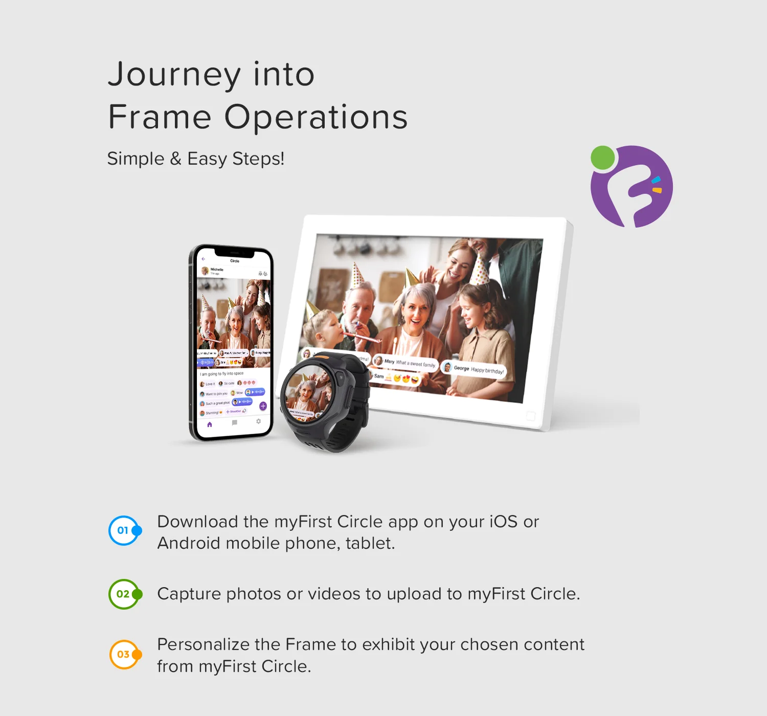 Digital Photo Frame | 10.1 Inch w/ Connected App | myFirst Frame Live - Image 9