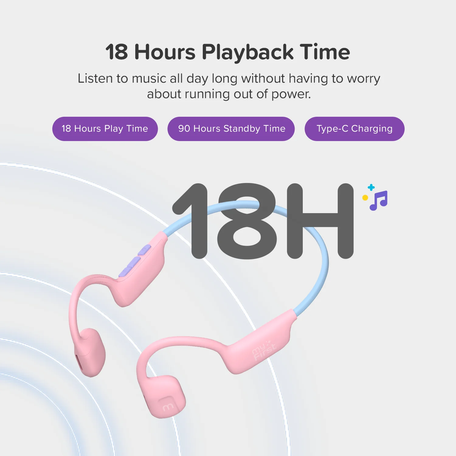 Air Conduction Headphone for Kids | myFirst Headphones AirWaves - Image 12