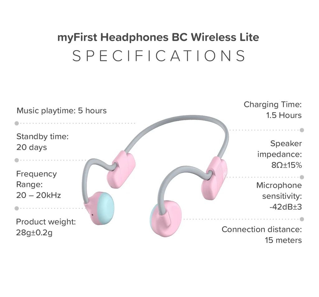 Bone Conduction Headphone for Kids | myFirst Headphones BC Wireless Lite - Image 11