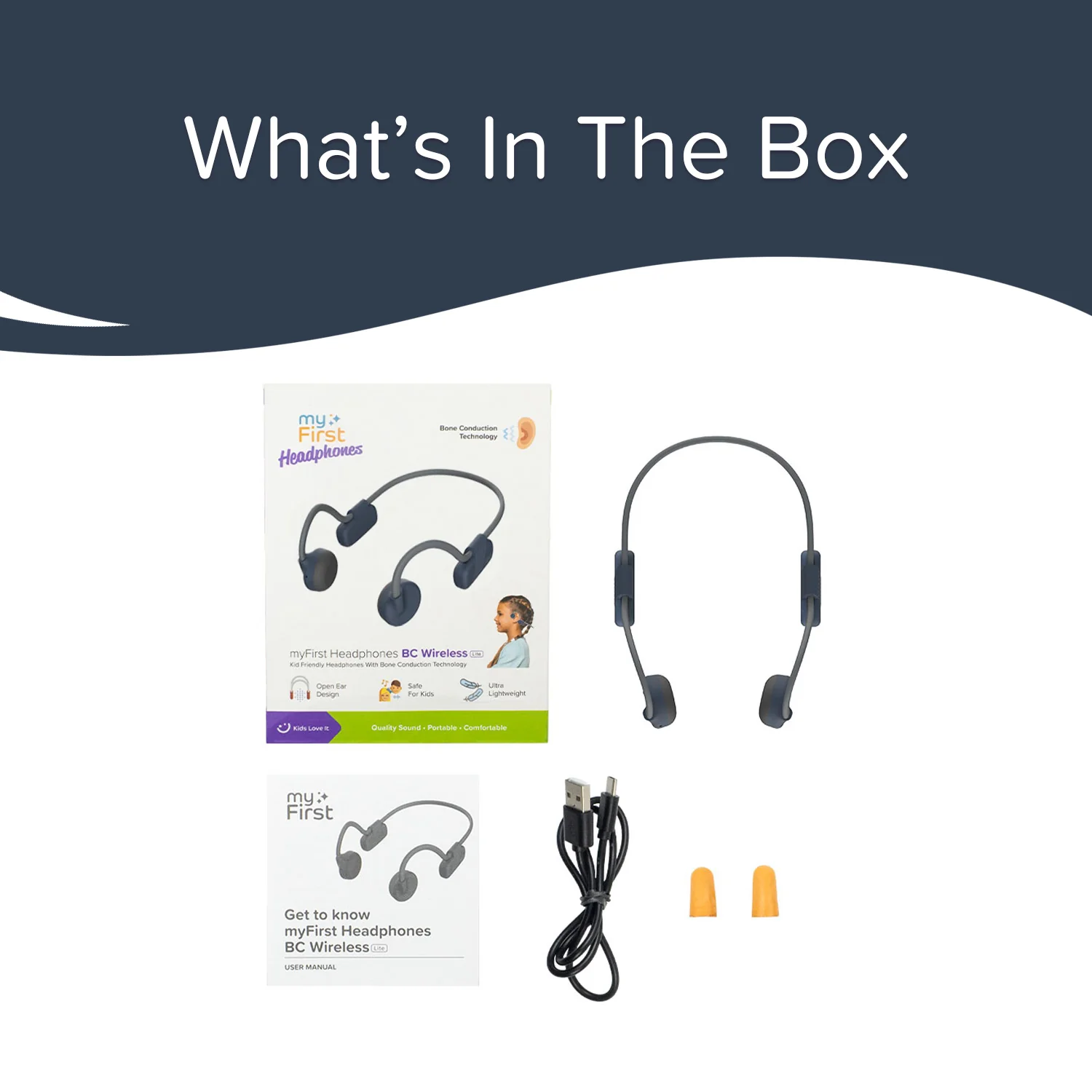 Bone Conduction Headphone for Kids | myFirst Headphones BC Wireless Lite - Image 4