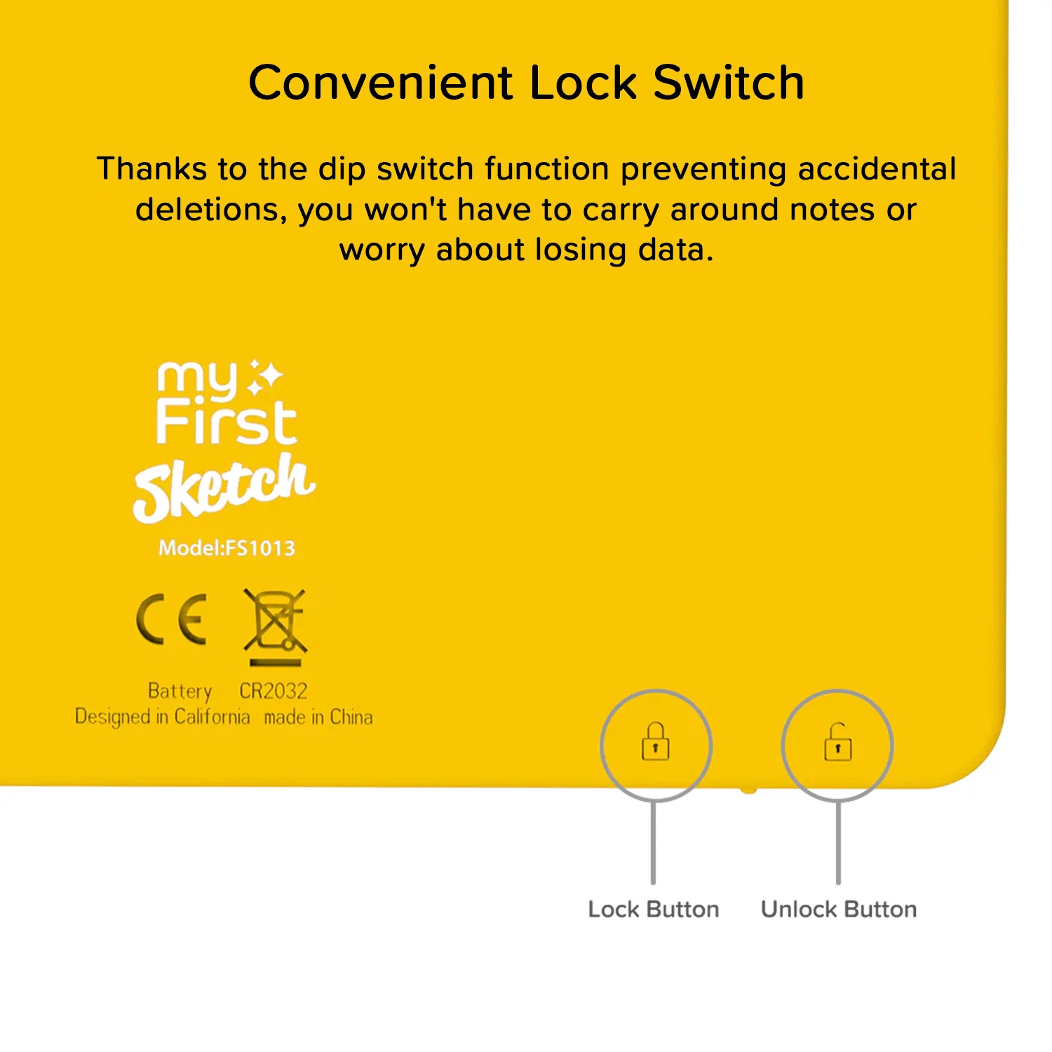 Drawing Pad For Kids with Color LCD Screen | myFirst Sketch 3 - Image 5