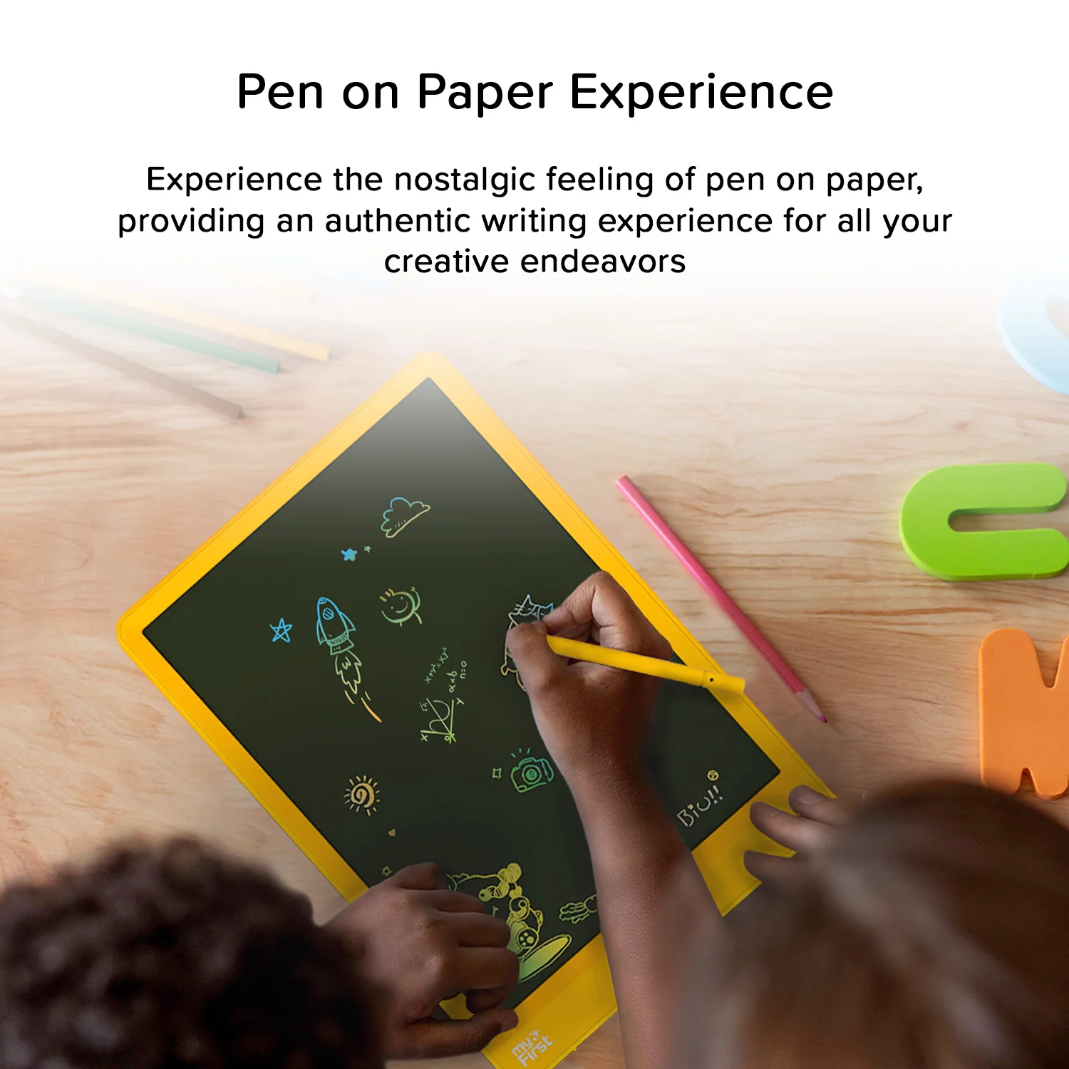 Drawing Pad For Kids with Color LCD Screen | myFirst Sketch 3 - Image 7