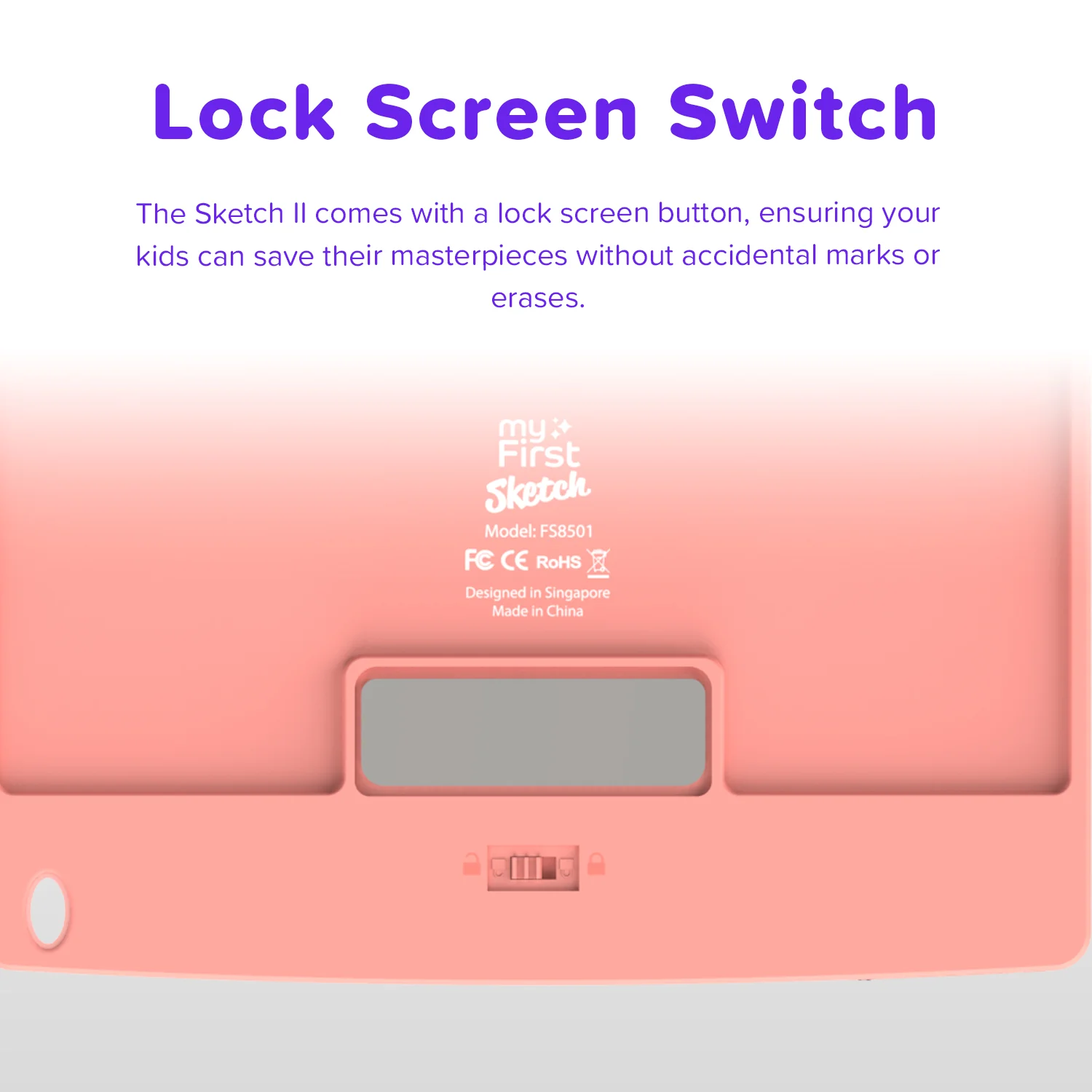 Drawing Pad For Kids with Partial Erasure | myFirst Sketch II - Image 14