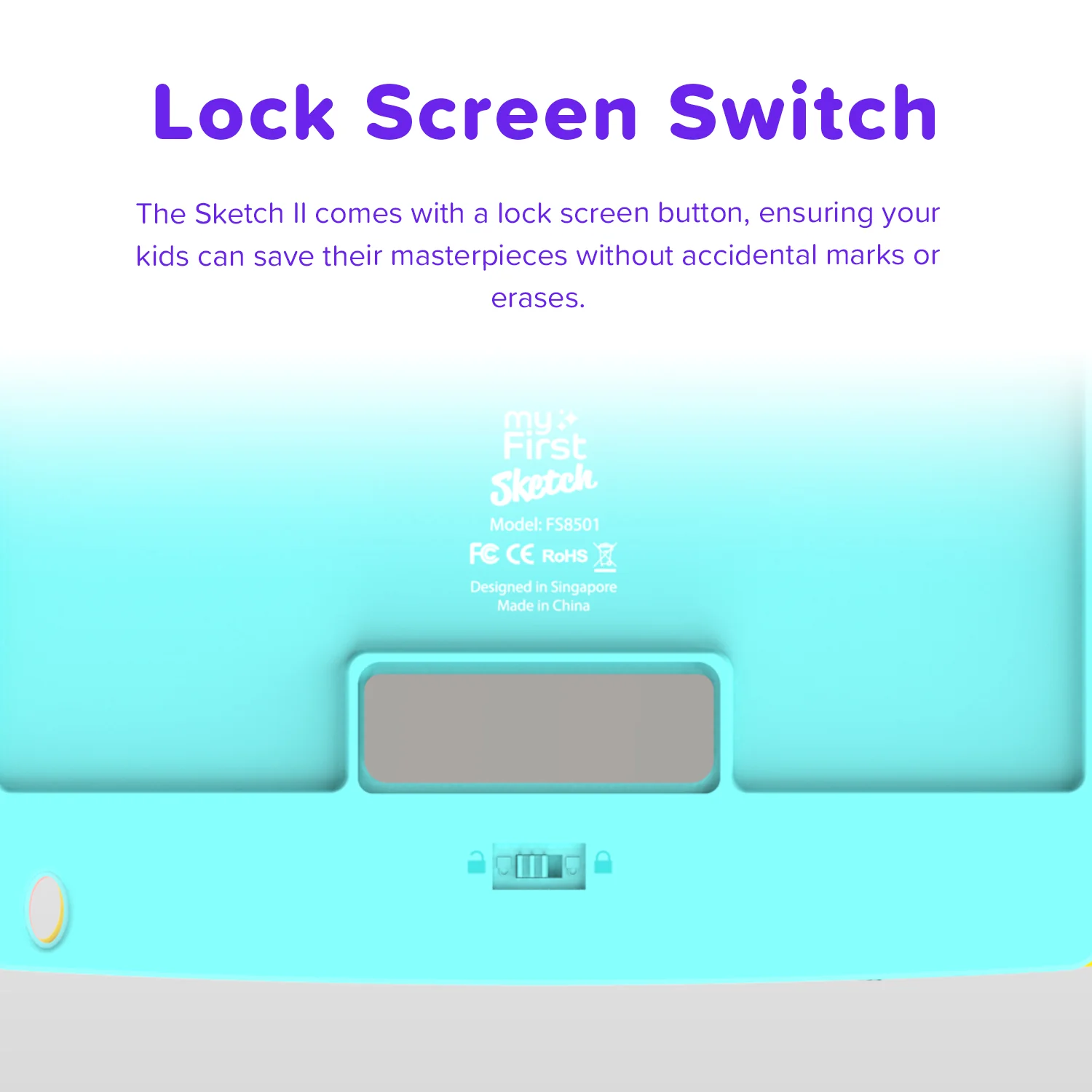 Drawing Pad For Kids with Partial Erasure | myFirst Sketch II - Image 5