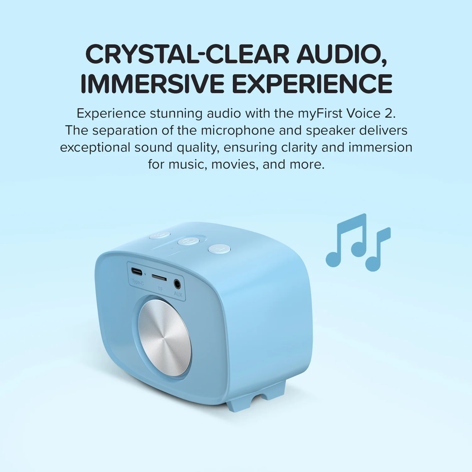 Portable Wireless Microphone & Speaker | myFirst Voice 2 - Image 13