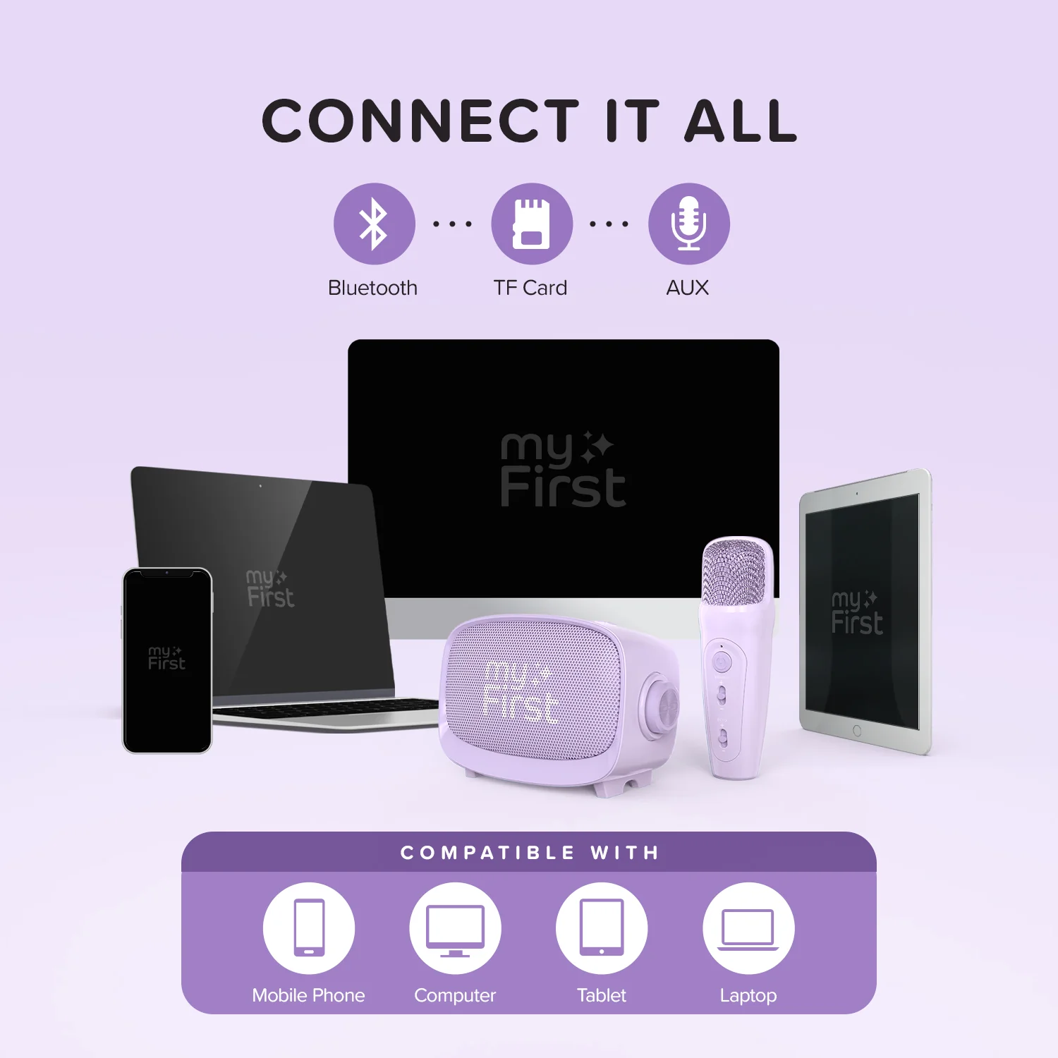 Portable Wireless Microphone & Speaker | myFirst Voice 2 - Image 4