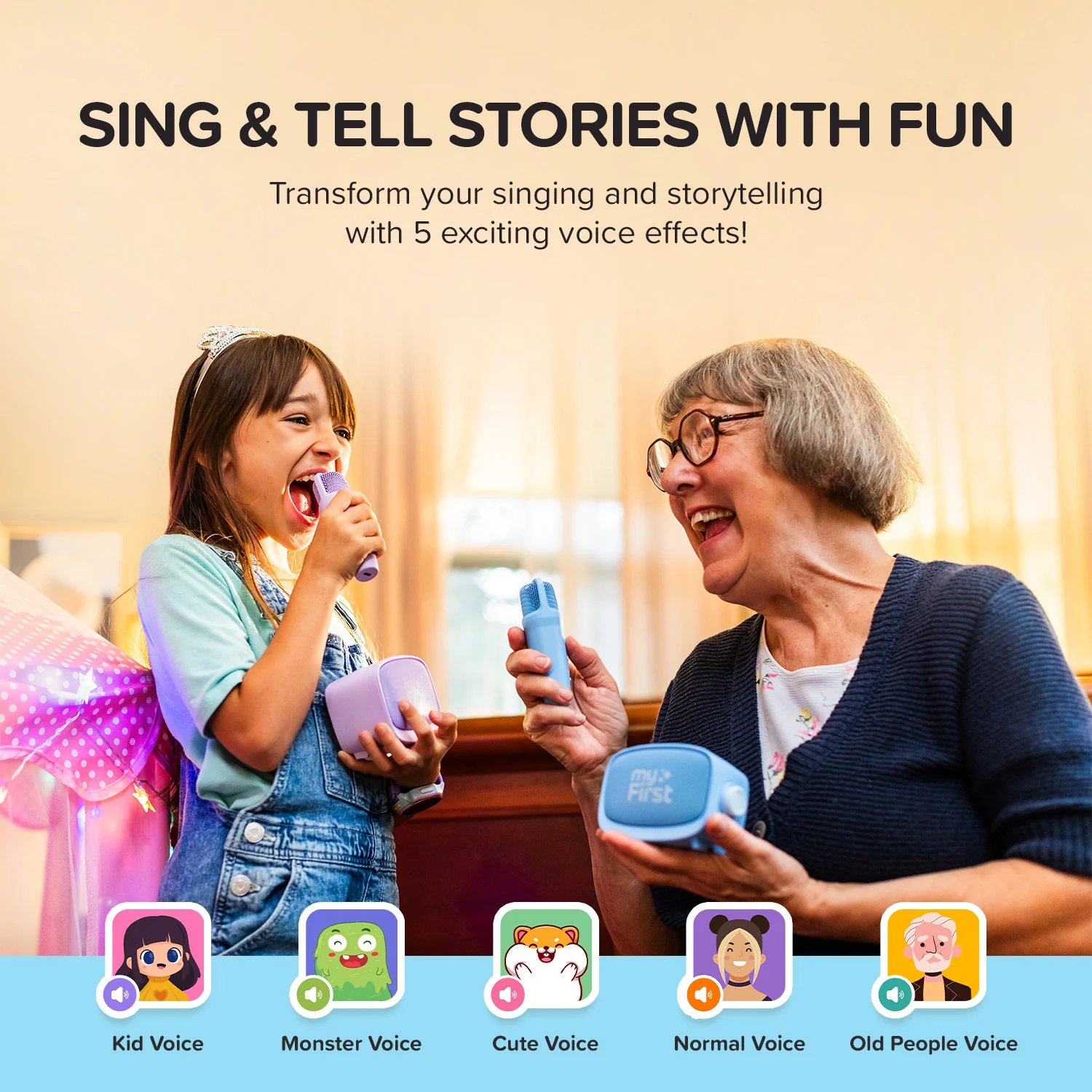 Portable Wireless Microphone & Speaker | myFirst Voice 2 - Image 9